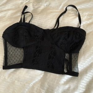 Kimchi Blue black bustier size L